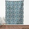 Ambesonne Nautical Fabric by the Yard, Traditional Oriental Style Ocean Waves Pattern Foam and Splashes Print, Decorative Fabric for Upholstery and Home Accents, 2 Yards, Blue and White
